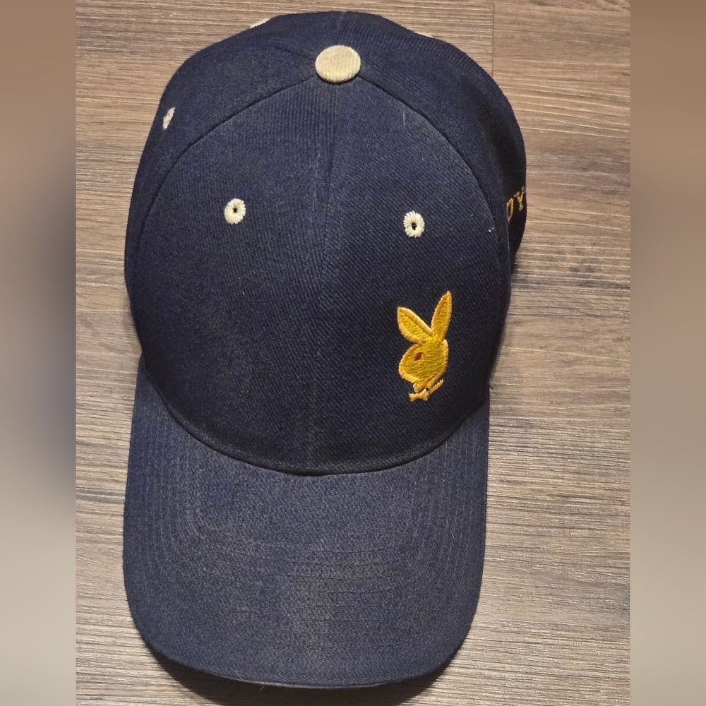PLAYBOY Navy Cap with Gold Logo